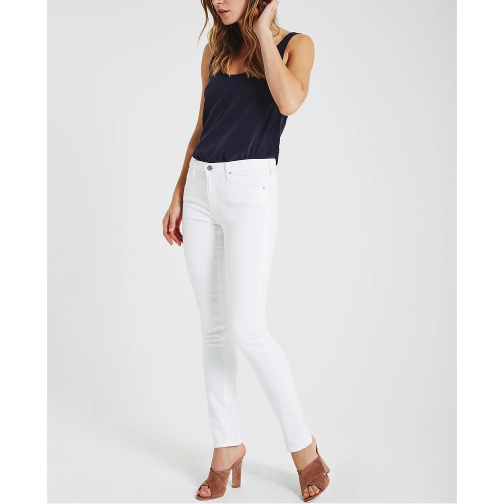 AG The Prima Cigarette Leg White Jeans 🤍🍸🚬